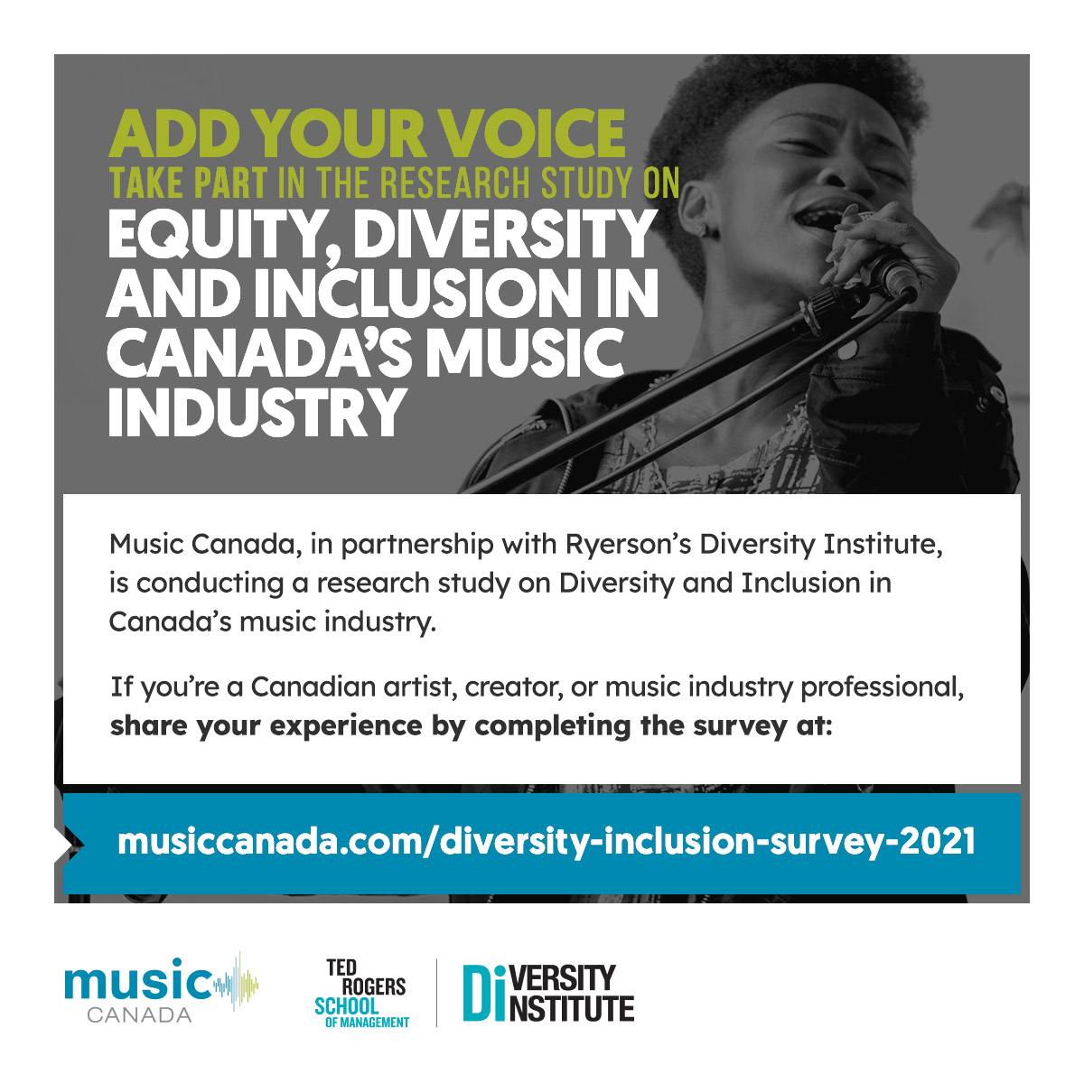 Music Canada launches research study on equity, diversity and inclusion in Canada’s music industry, in collaboration with Ryerson’s Diversity Institute thumbnail